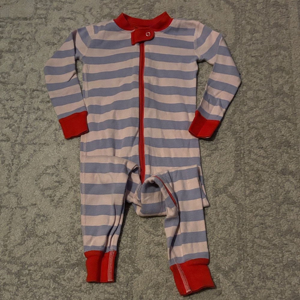 Hanna Andersson Cozy Striped Kids PJ sz 3T